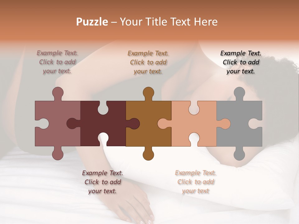 Tranquil Prenatal Belly PowerPoint Template