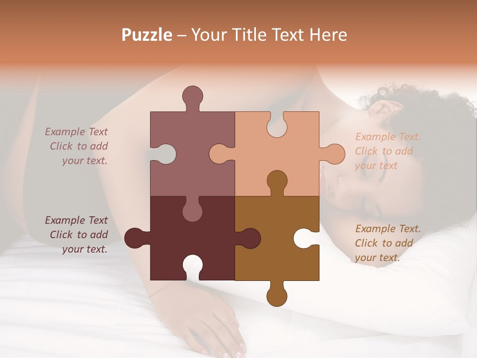 Tranquil Prenatal Belly PowerPoint Template