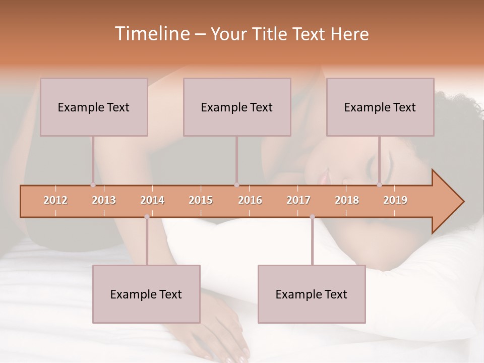 Tranquil Prenatal Belly PowerPoint Template