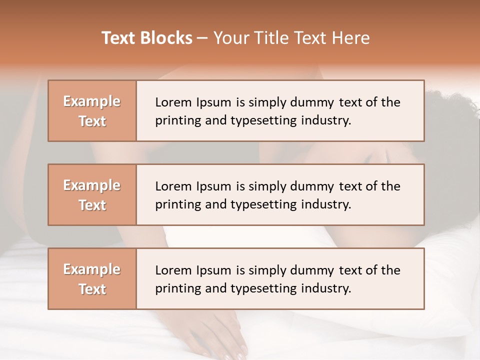 Tranquil Prenatal Belly PowerPoint Template