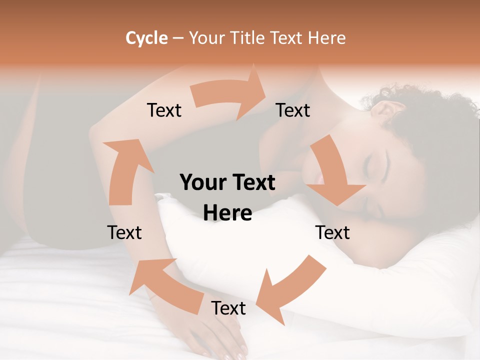 Tranquil Prenatal Belly PowerPoint Template