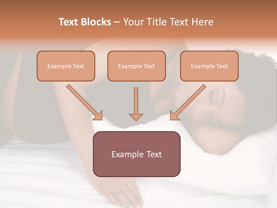 Tranquil Prenatal Belly PowerPoint Template