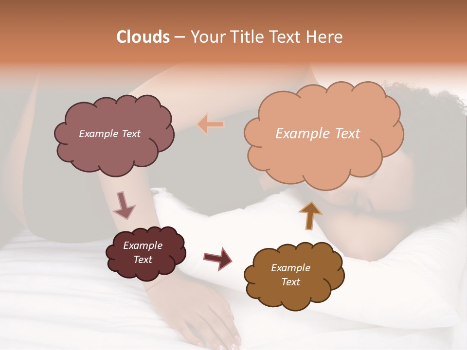Tranquil Prenatal Belly PowerPoint Template