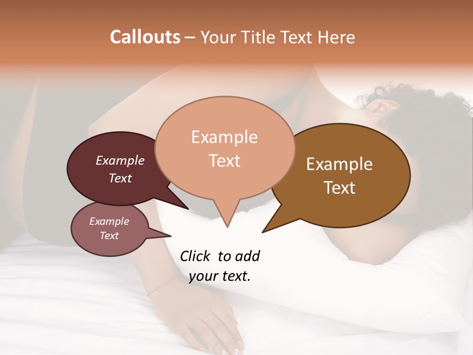 Tranquil Prenatal Belly PowerPoint Template