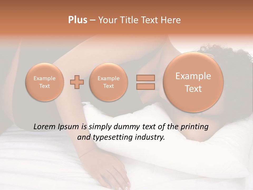 Tranquil Prenatal Belly PowerPoint Template