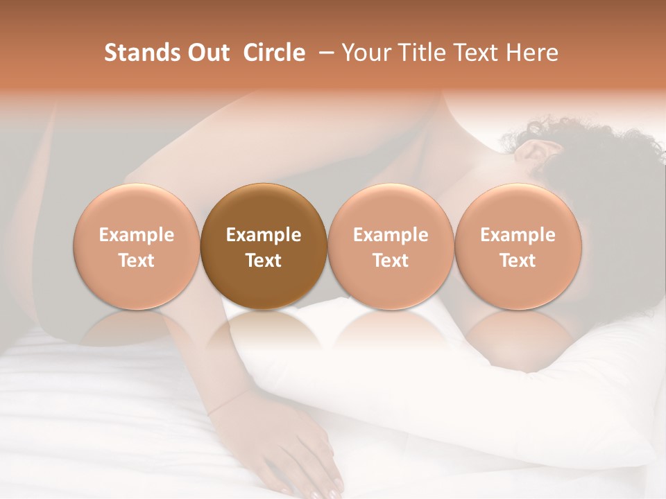 Tranquil Prenatal Belly PowerPoint Template