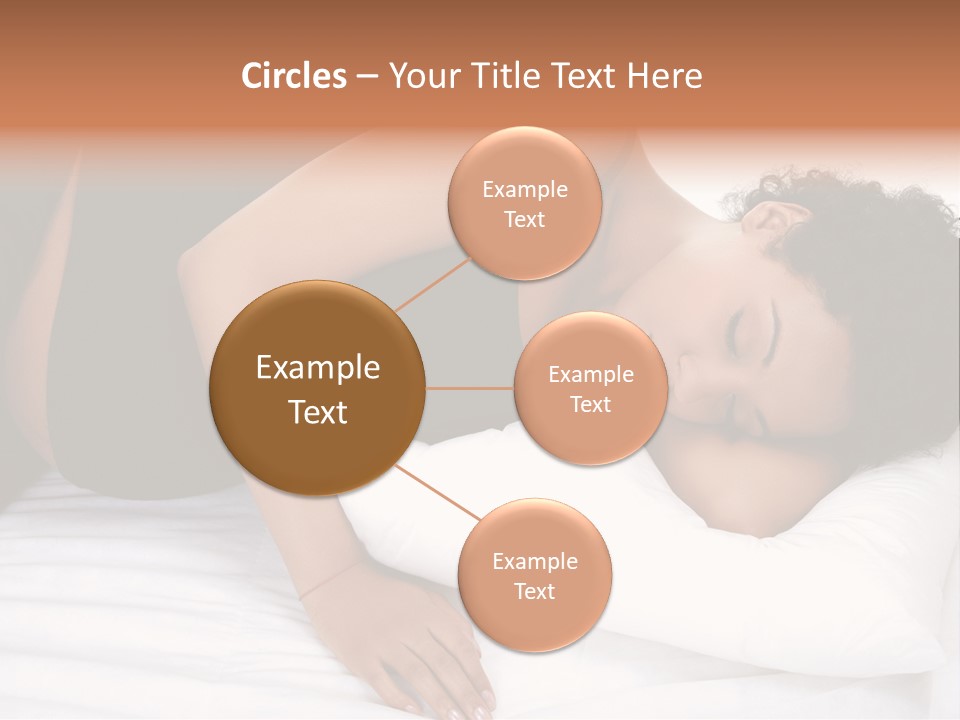 Tranquil Prenatal Belly PowerPoint Template