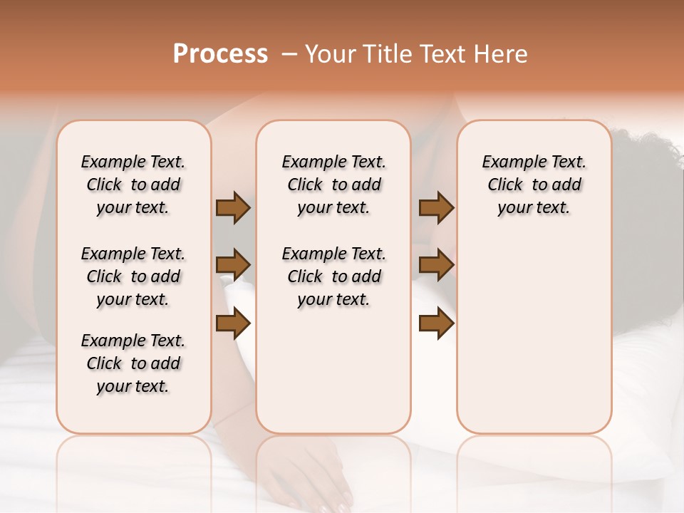 Tranquil Prenatal Belly PowerPoint Template