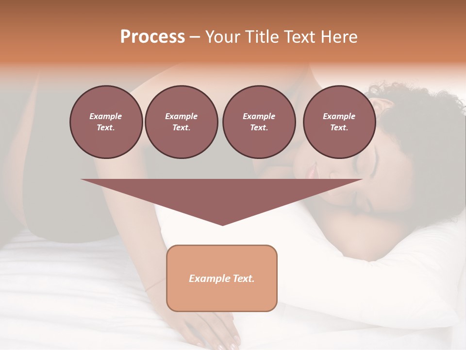 Tranquil Prenatal Belly PowerPoint Template