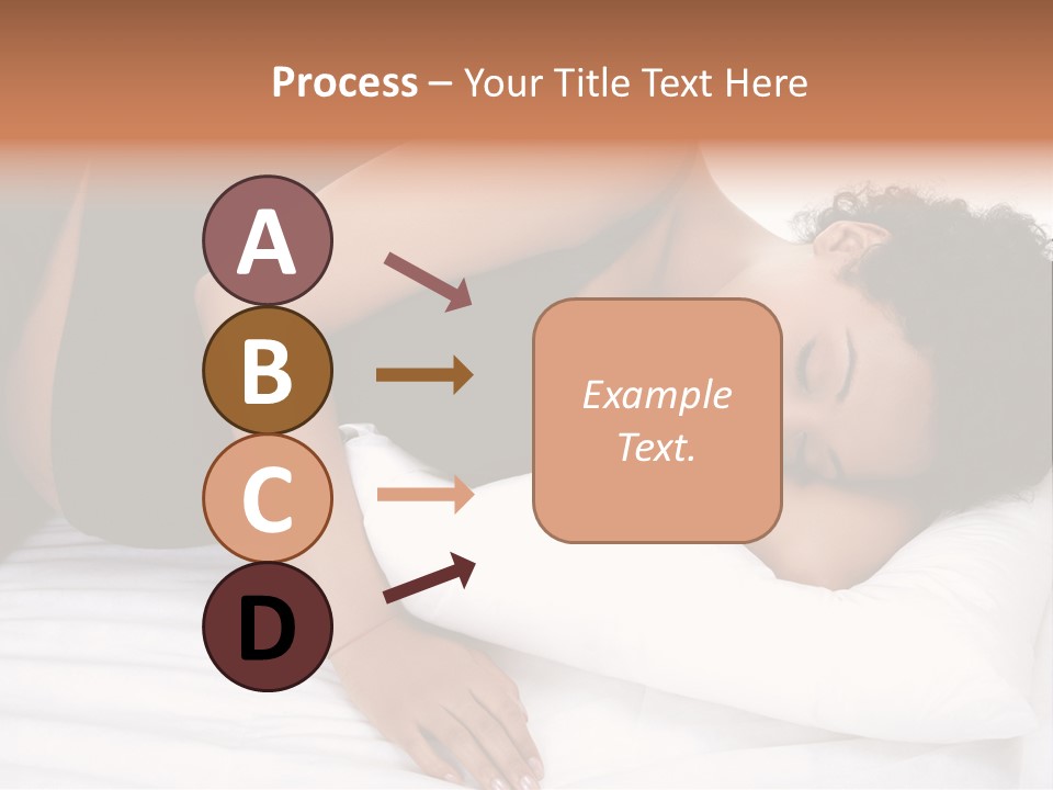 Tranquil Prenatal Belly PowerPoint Template