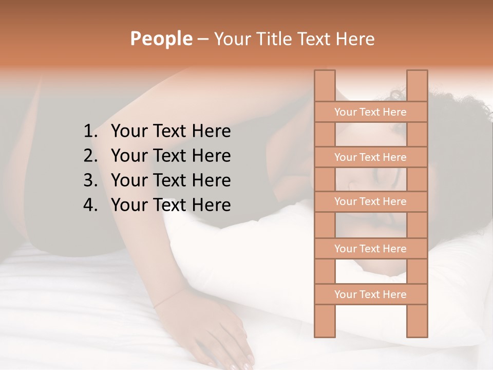 Tranquil Prenatal Belly PowerPoint Template