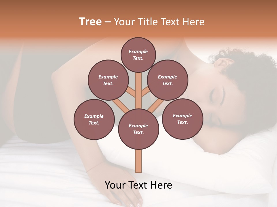 Tranquil Prenatal Belly PowerPoint Template