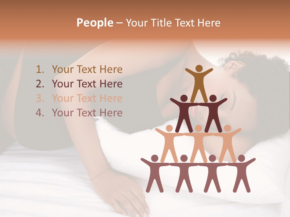 Tranquil Prenatal Belly PowerPoint Template