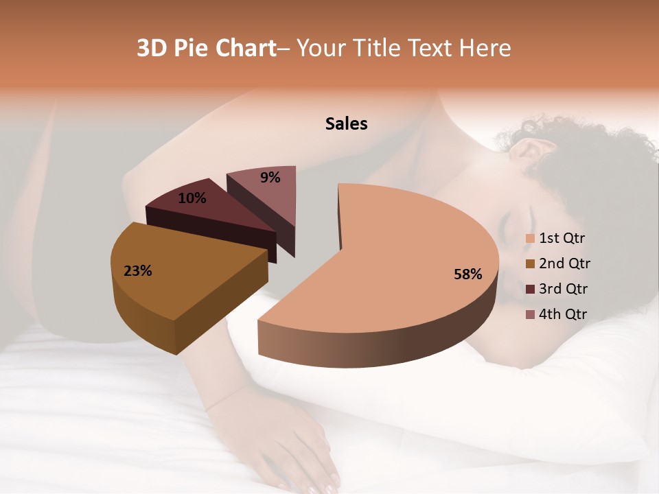 Tranquil Prenatal Belly PowerPoint Template