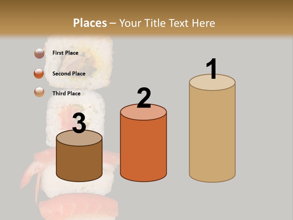 Japanese Chopsticks Trendy PowerPoint Template