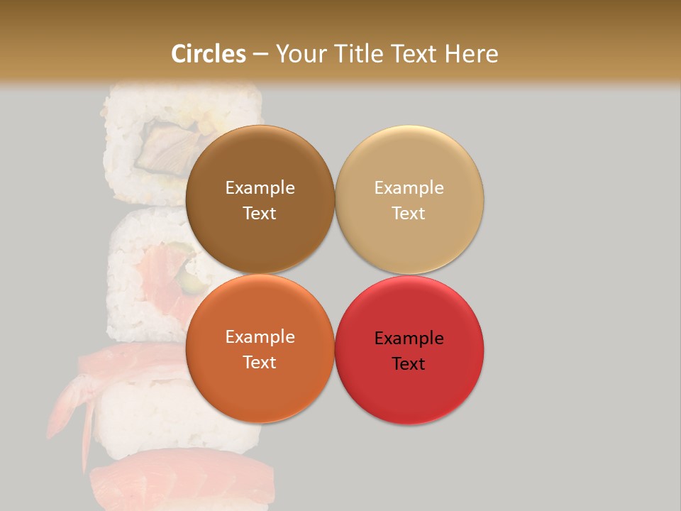 Japanese Chopsticks Trendy PowerPoint Template