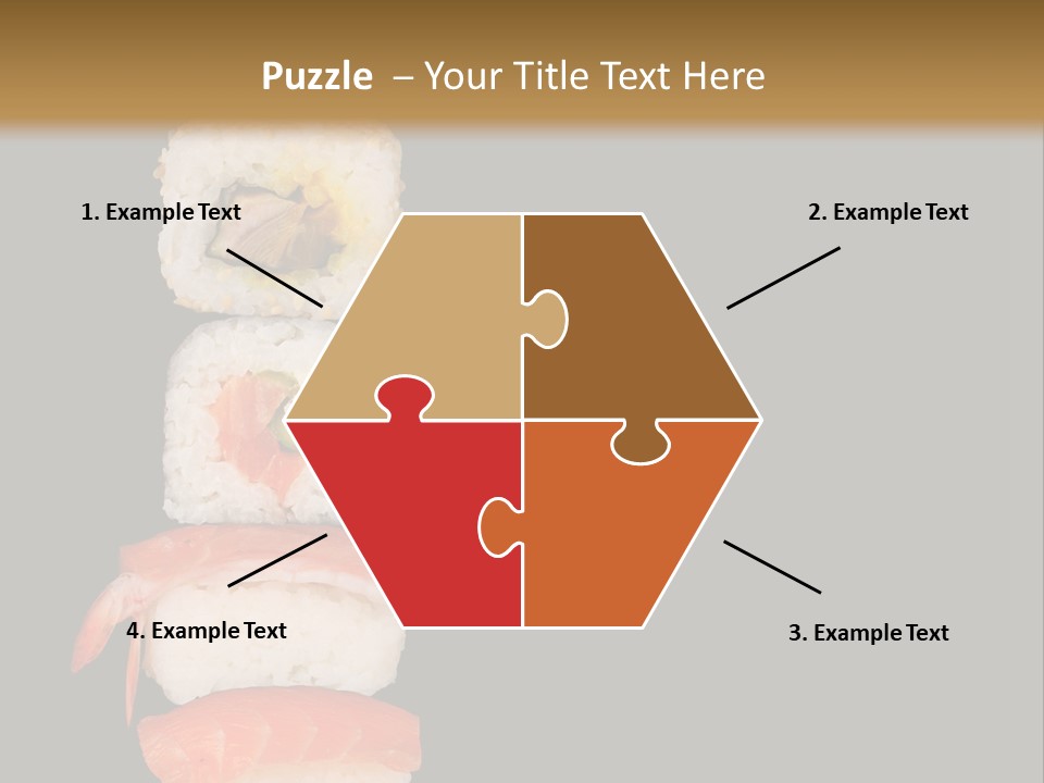 Japanese Chopsticks Trendy PowerPoint Template