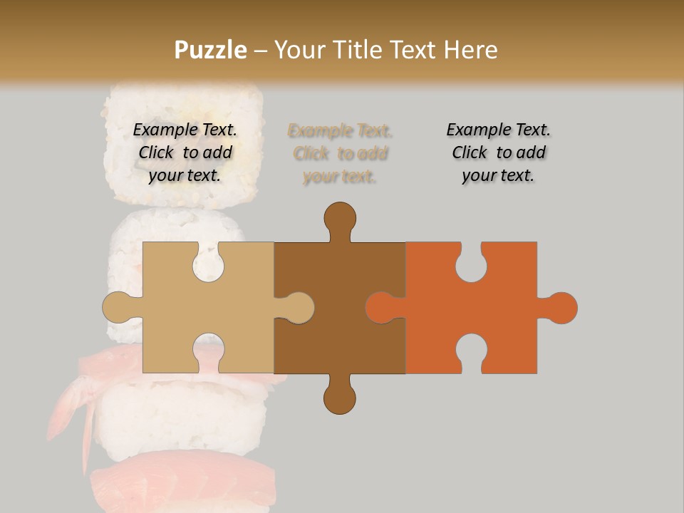 Japanese Chopsticks Trendy PowerPoint Template