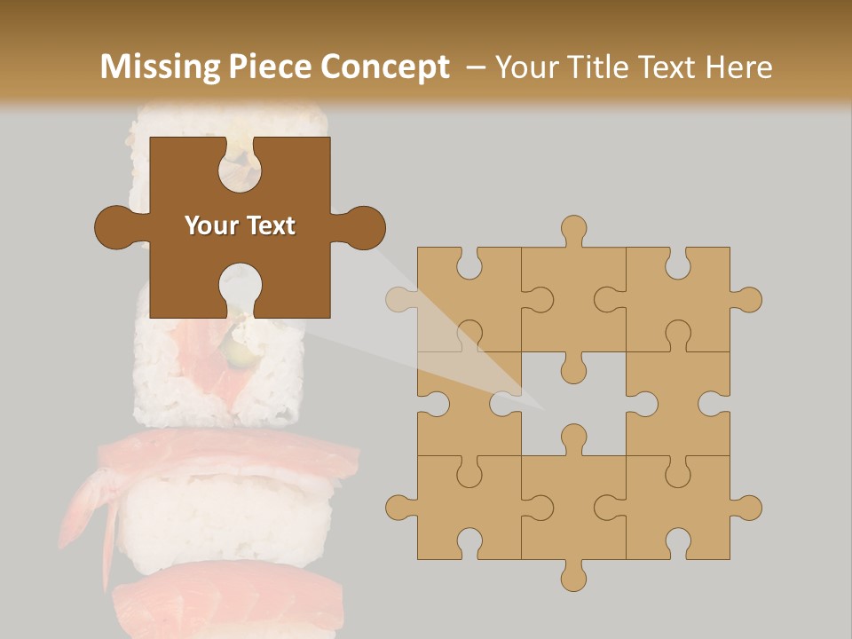 Japanese Chopsticks Trendy PowerPoint Template