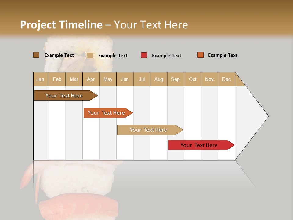 Japanese Chopsticks Trendy PowerPoint Template