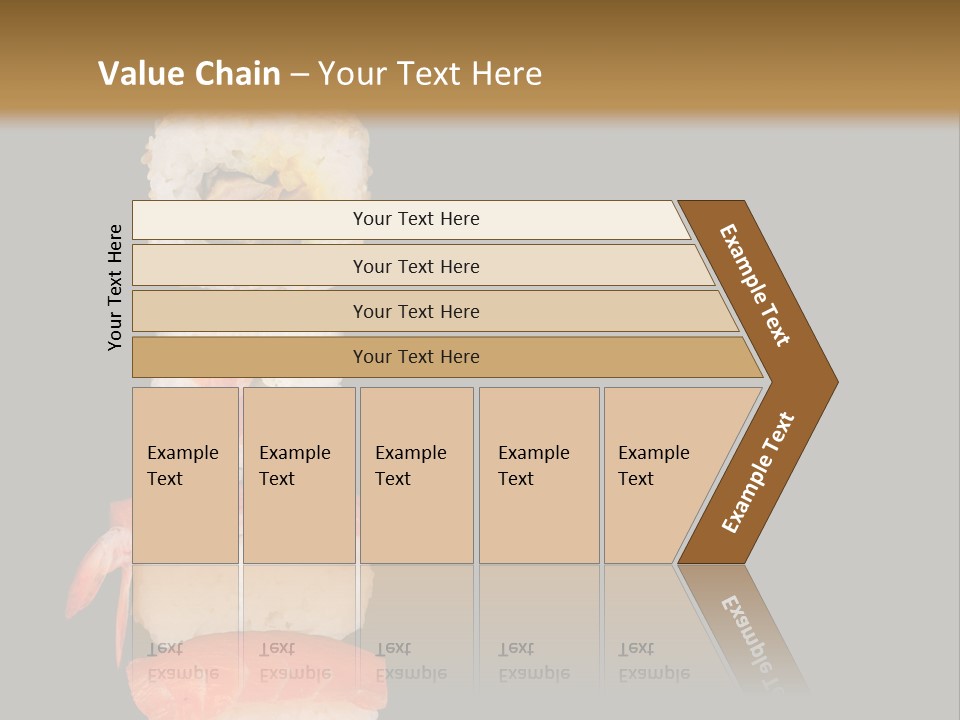 Japanese Chopsticks Trendy PowerPoint Template