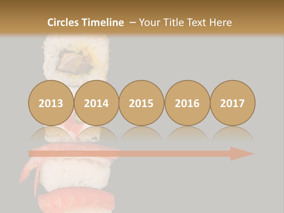 Japanese Chopsticks Trendy PowerPoint Template