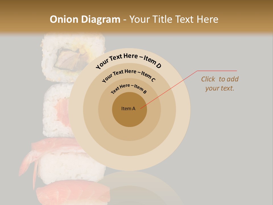 Japanese Chopsticks Trendy PowerPoint Template