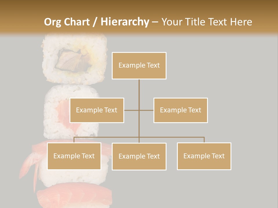 Japanese Chopsticks Trendy PowerPoint Template