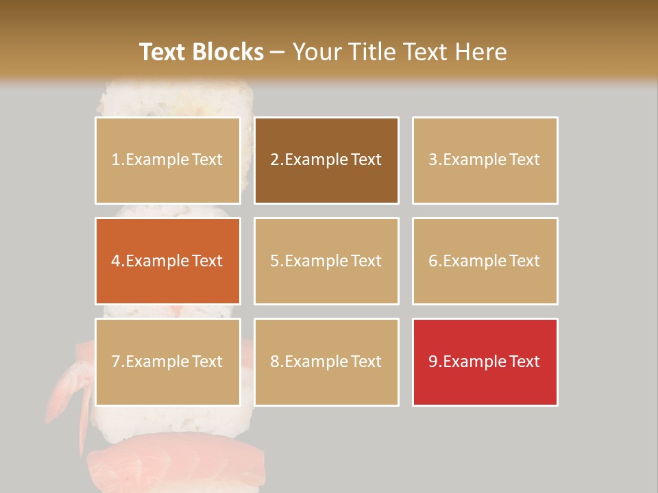 Japanese Chopsticks Trendy PowerPoint Template