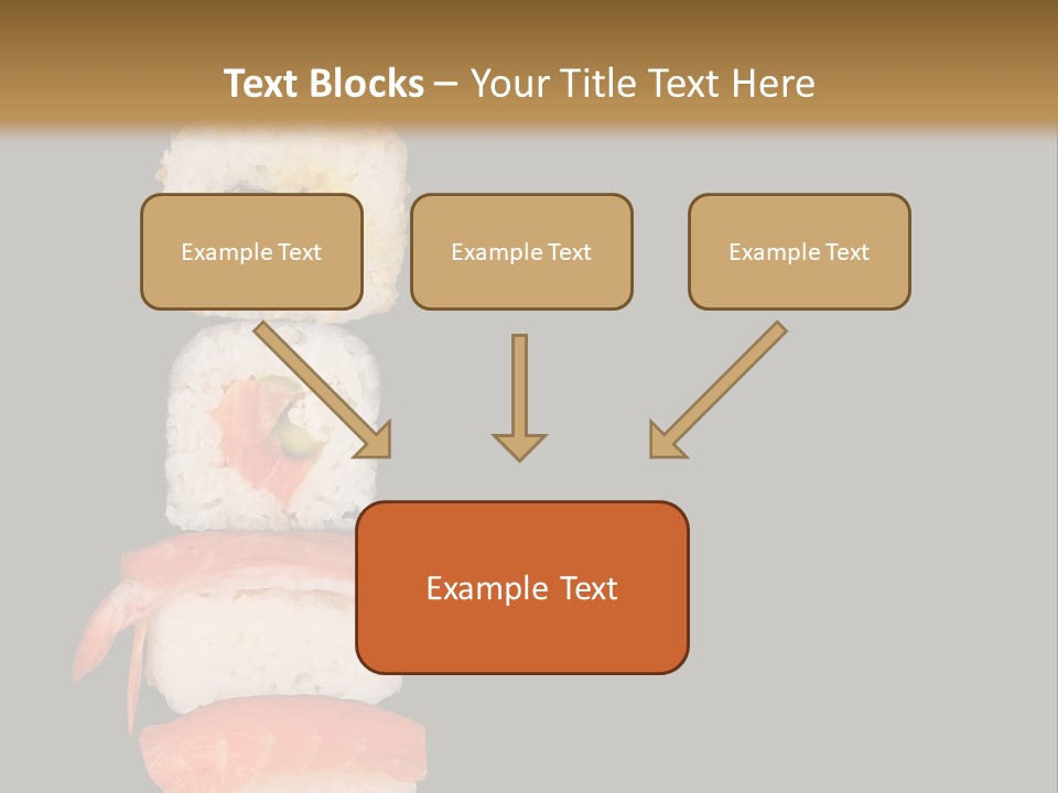 Japanese Chopsticks Trendy PowerPoint Template