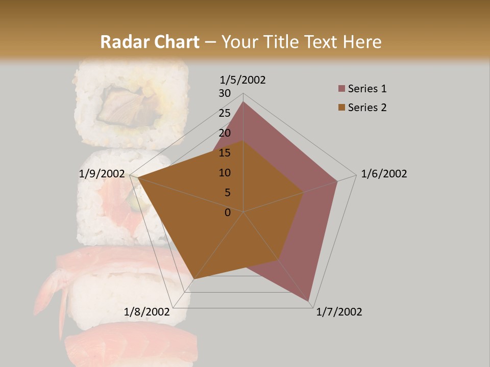 Japanese Chopsticks Trendy PowerPoint Template
