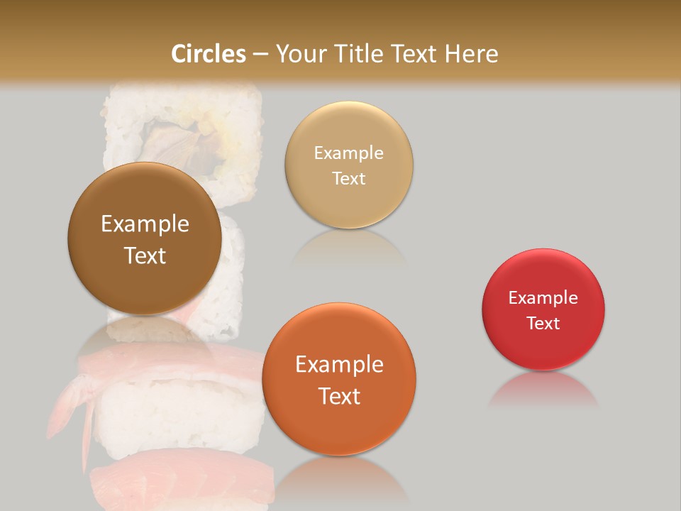 Japanese Chopsticks Trendy PowerPoint Template