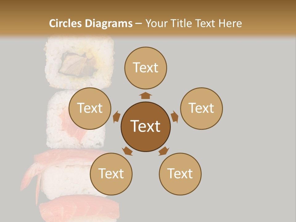 Japanese Chopsticks Trendy PowerPoint Template