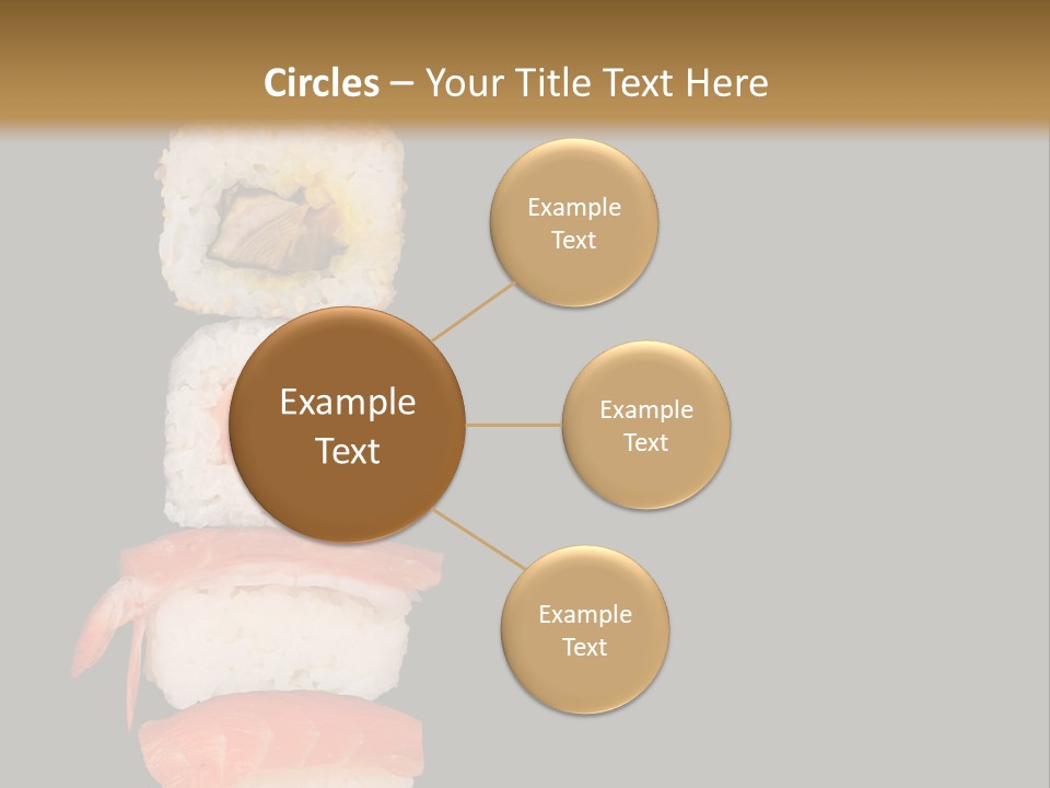 Japanese Chopsticks Trendy PowerPoint Template