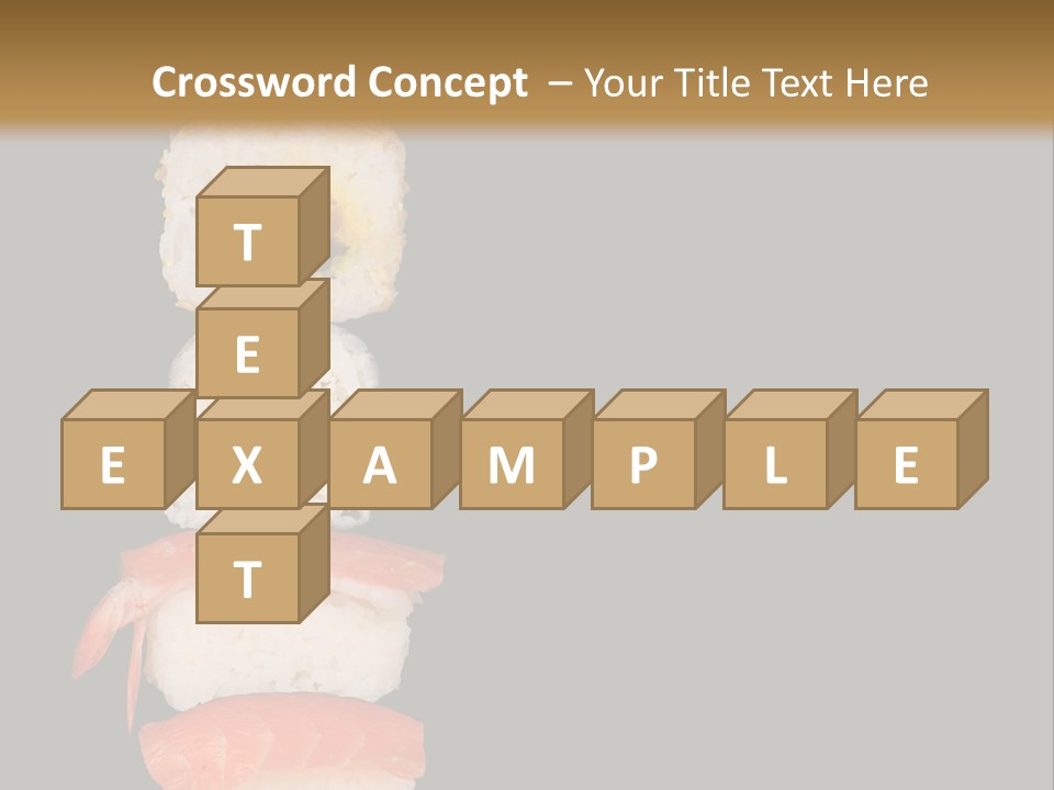 Japanese Chopsticks Trendy PowerPoint Template