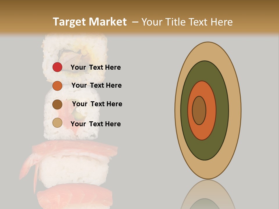 Japanese Chopsticks Trendy PowerPoint Template