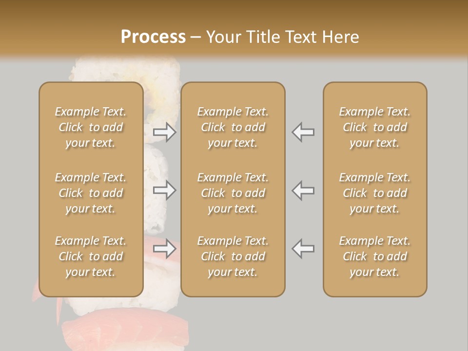 Japanese Chopsticks Trendy PowerPoint Template