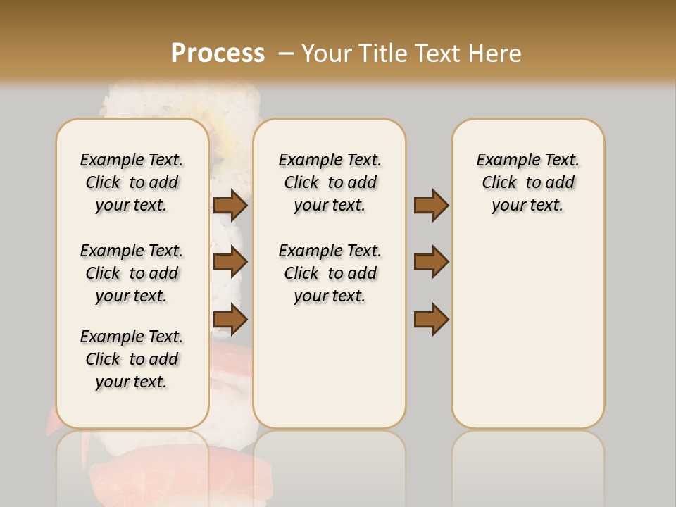 Japanese Chopsticks Trendy PowerPoint Template
