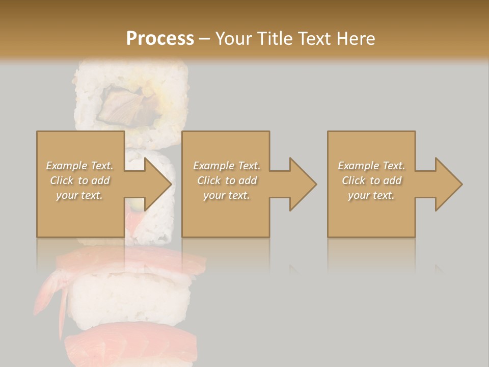 Japanese Chopsticks Trendy PowerPoint Template