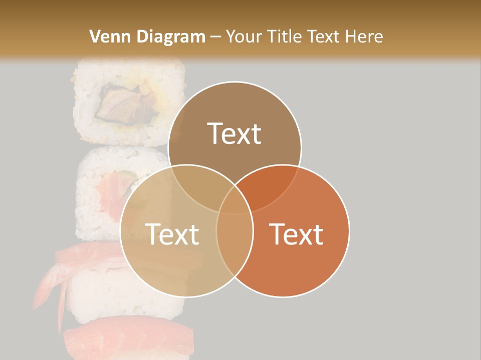 Japanese Chopsticks Trendy PowerPoint Template