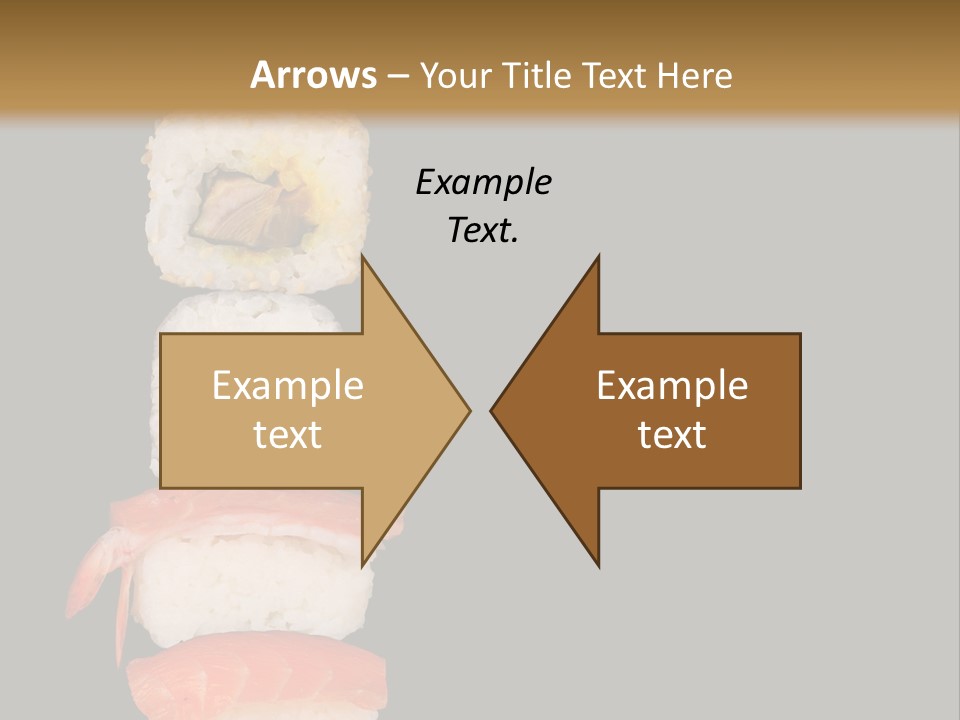 Japanese Chopsticks Trendy PowerPoint Template