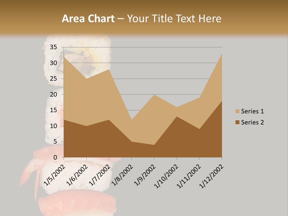 Japanese Chopsticks Trendy PowerPoint Template