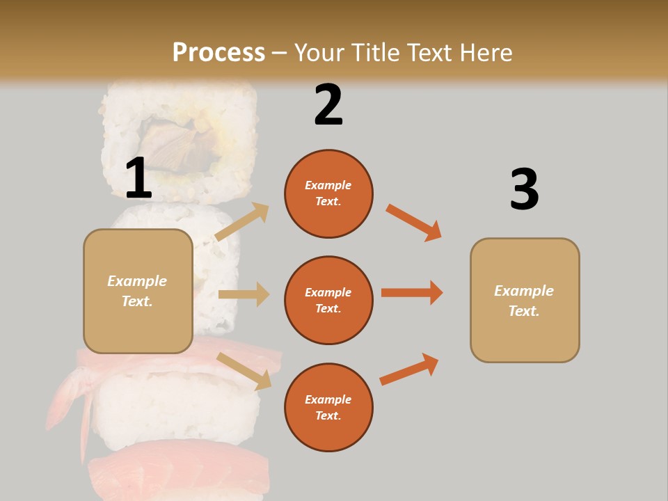 Japanese Chopsticks Trendy PowerPoint Template