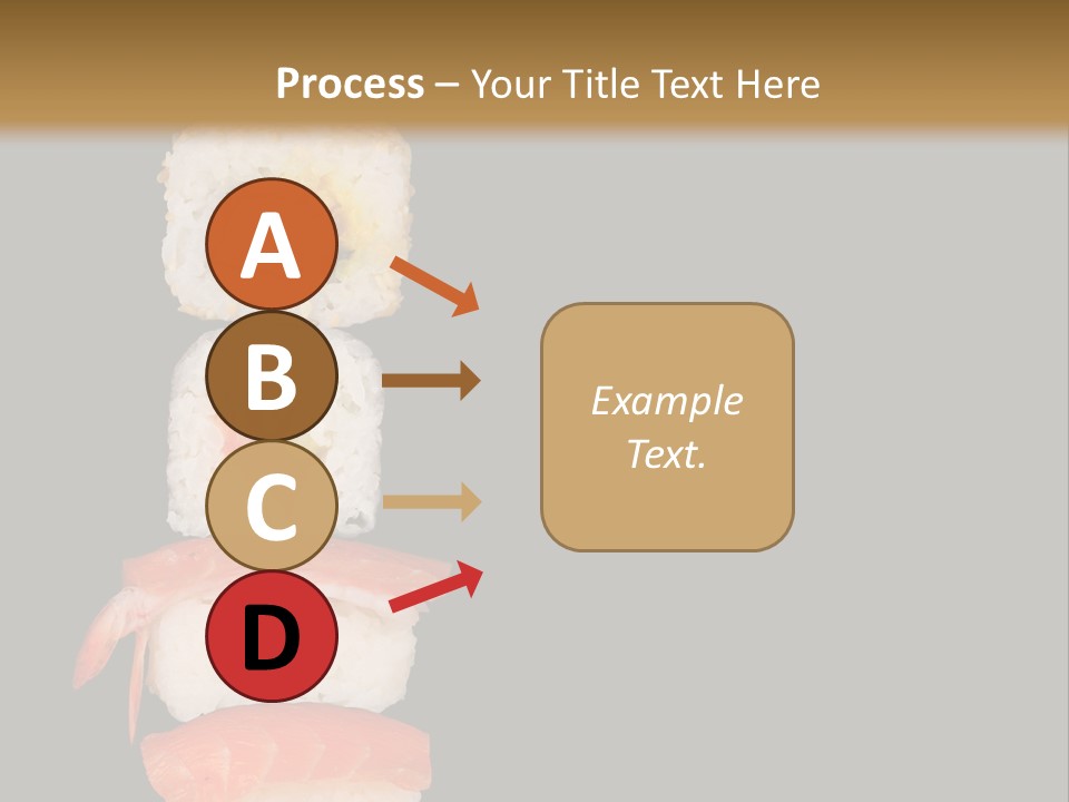 Japanese Chopsticks Trendy PowerPoint Template