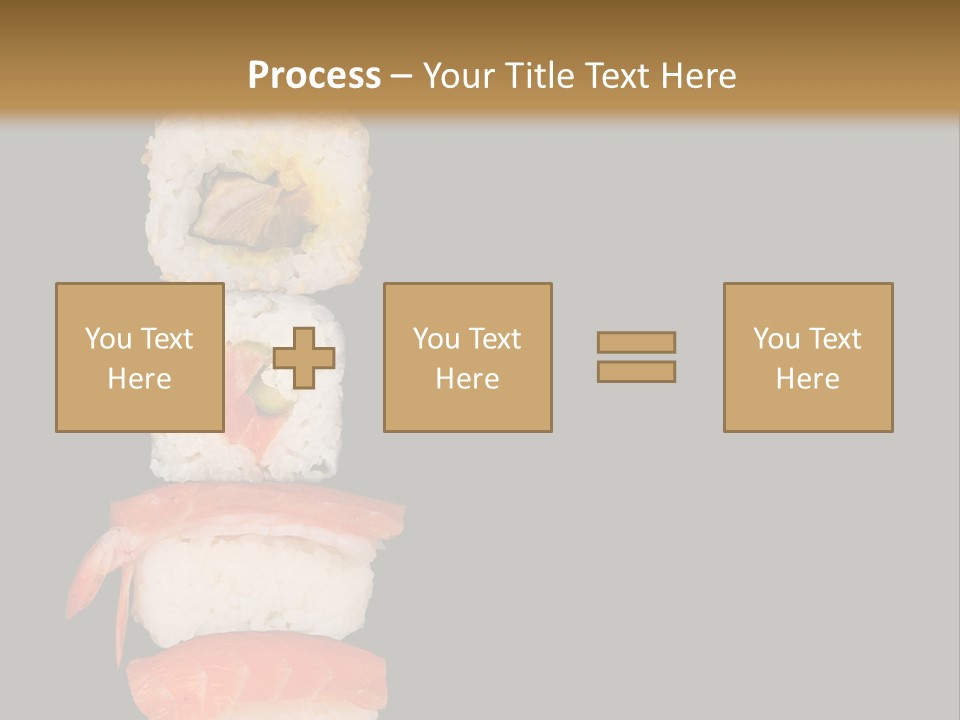Japanese Chopsticks Trendy PowerPoint Template