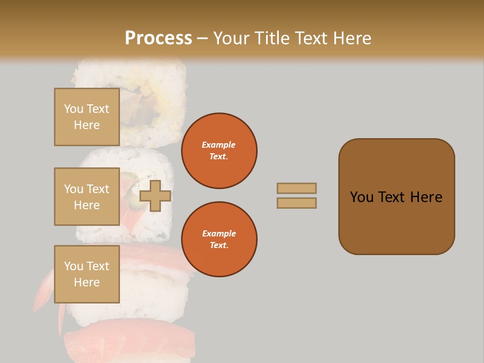 Japanese Chopsticks Trendy PowerPoint Template
