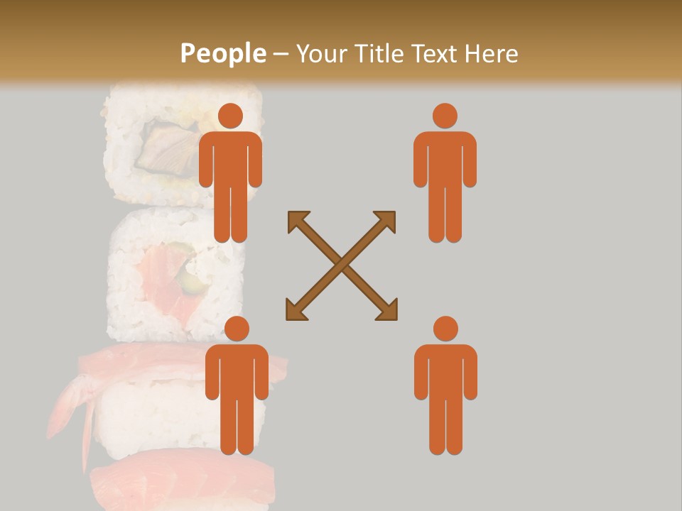 Japanese Chopsticks Trendy PowerPoint Template
