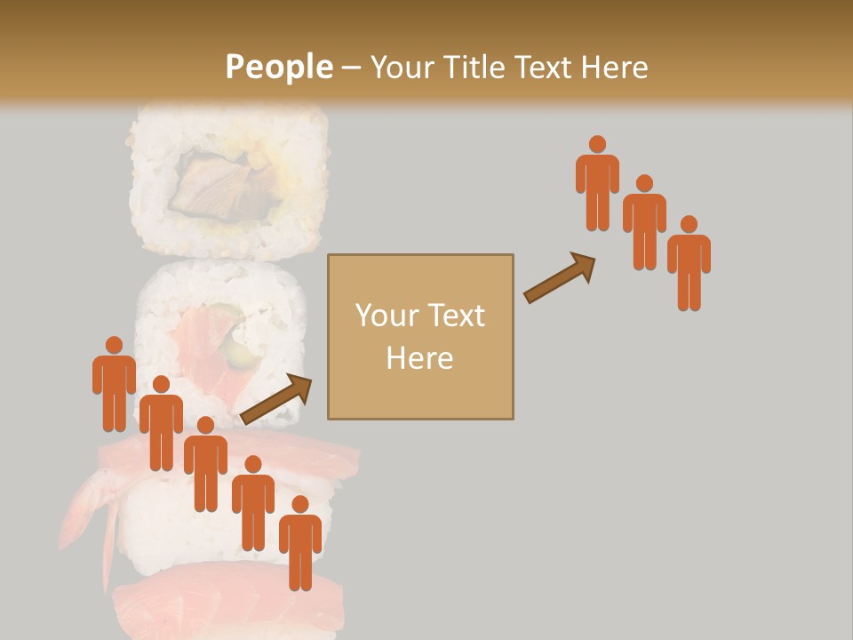 Japanese Chopsticks Trendy PowerPoint Template