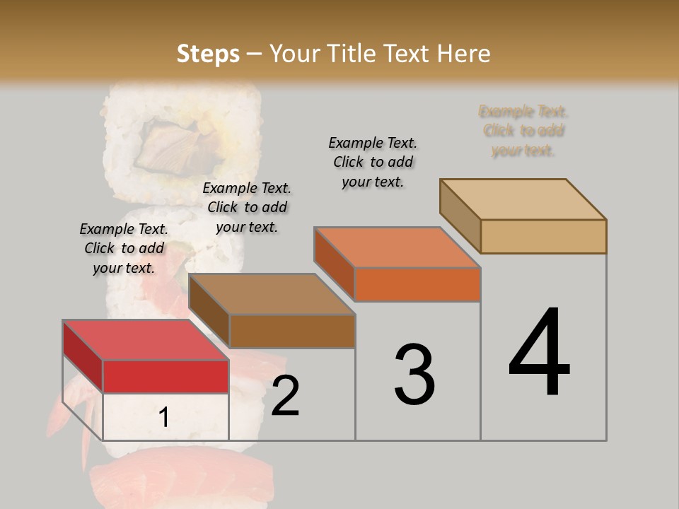 Japanese Chopsticks Trendy PowerPoint Template