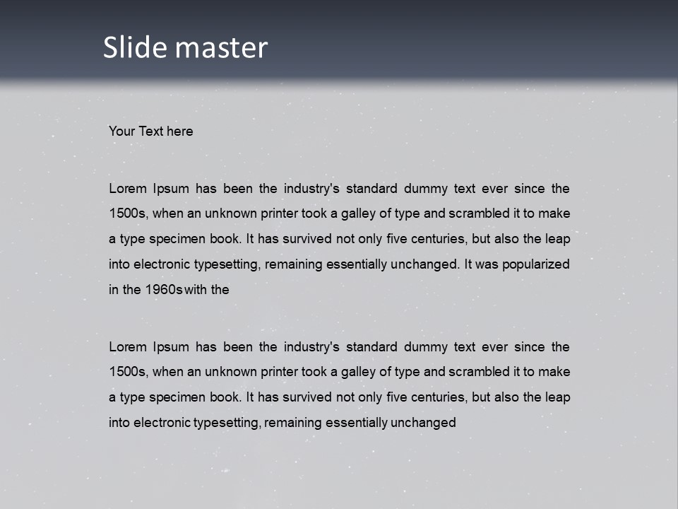 Dust Way Astronomic PowerPoint Template